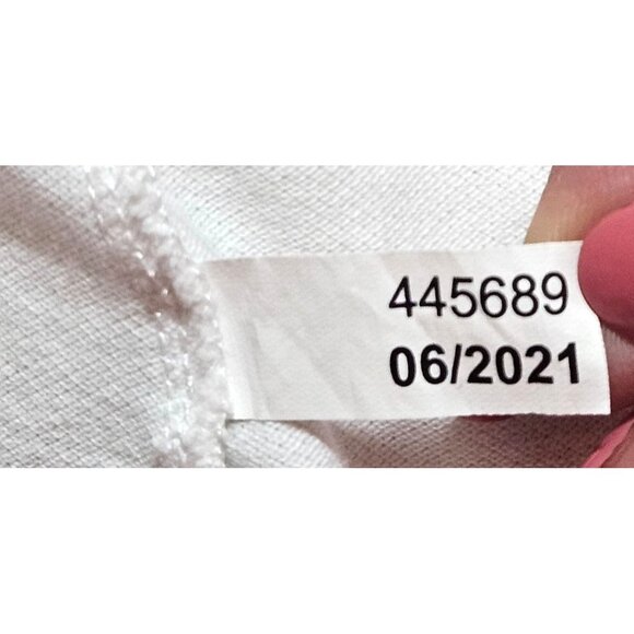 White Cotton Blend Polo Shirt 97% Cotton 3% Elastane Made In Turkey Button Detai - Picture 10 of 14